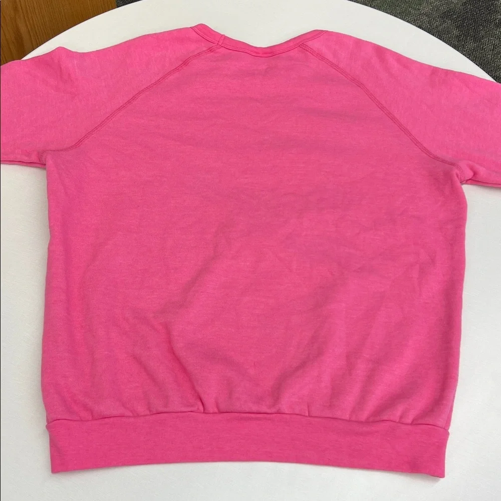 Anthropologie x Midnight Rider the carolita zodiac leo sign pink crewneck XL - Picture 9 of 12